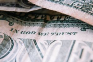 back of US Dollar Bill