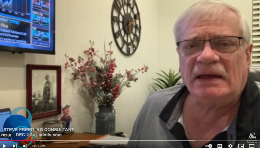 Steve Freed, grain market consultant